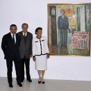 18 September: Queen Sonja attends an avant-première of the exhibition "Edvard Munch, l'oeil moderne" (Edvard Munch - the Modern Eye) at Centre Pompidou in Paris. (Photo: Thomas Samson, AFP / Scanpix) 